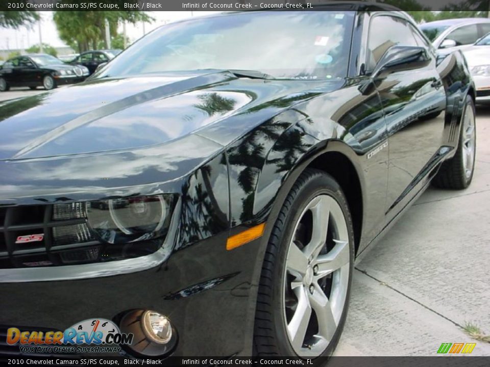 2010 Chevrolet Camaro SS/RS Coupe Black / Black Photo #12