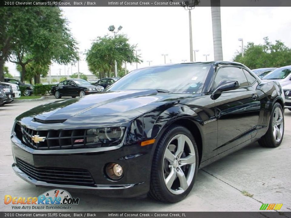 2010 Chevrolet Camaro SS/RS Coupe Black / Black Photo #13