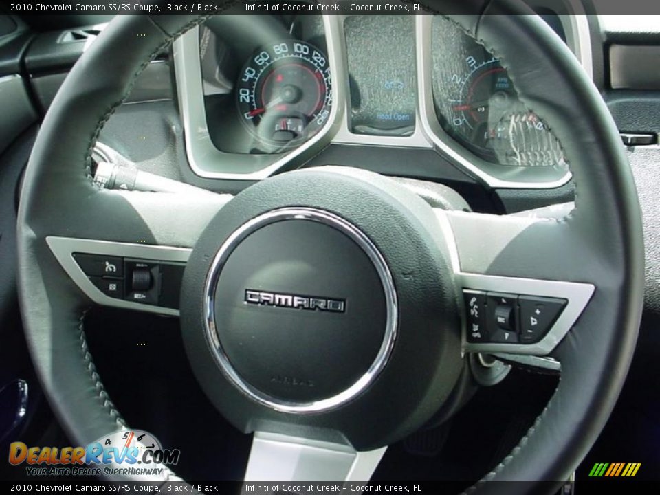 2010 Chevrolet Camaro SS/RS Coupe Black / Black Photo #23