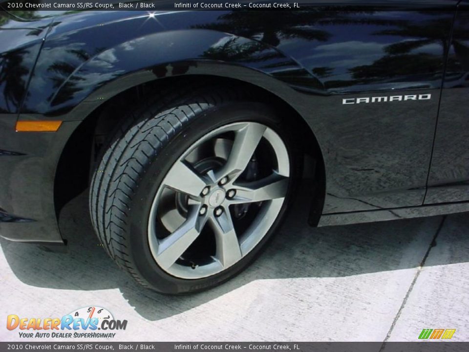 2010 Chevrolet Camaro SS/RS Coupe Black / Black Photo #29