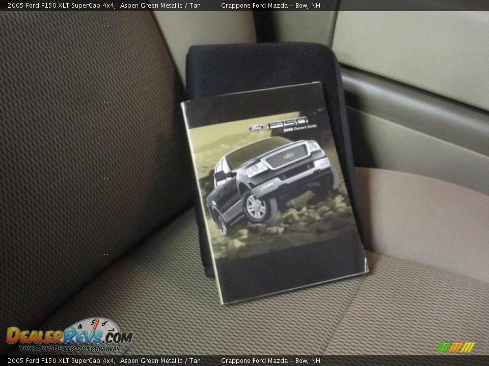 2005 Ford F150 XLT SuperCab 4x4 Aspen Green Metallic / Tan Photo #9