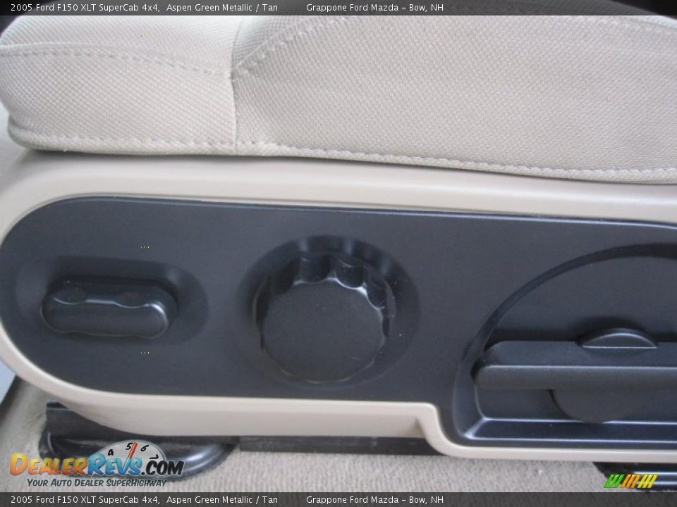 2005 Ford F150 XLT SuperCab 4x4 Aspen Green Metallic / Tan Photo #10