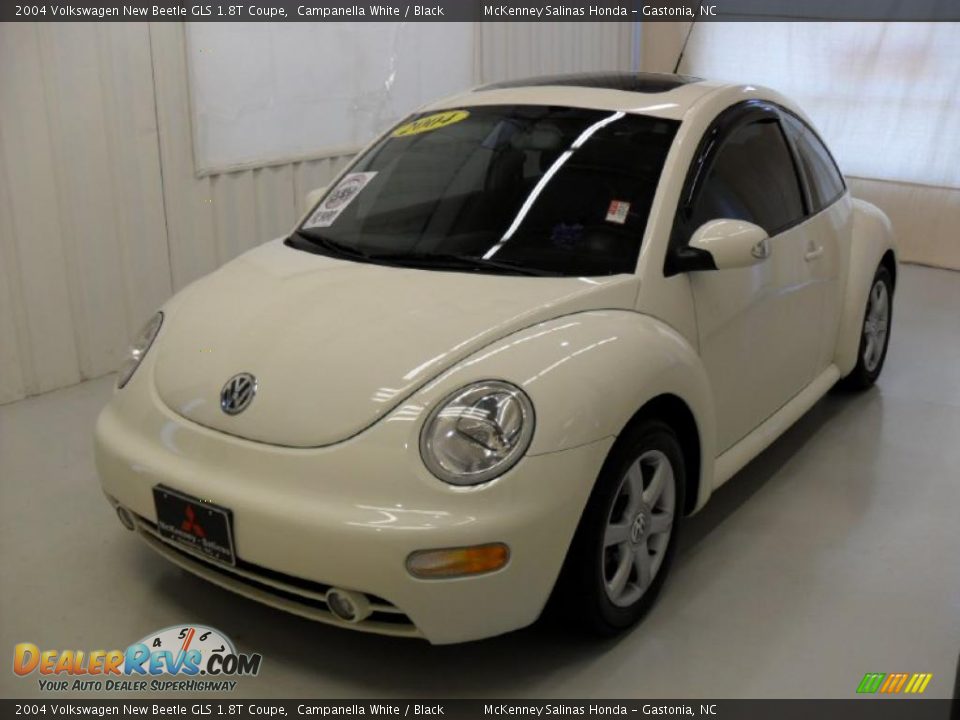 2004 Volkswagen New Beetle GLS 1.8T Coupe Campanella White / Black Photo #1