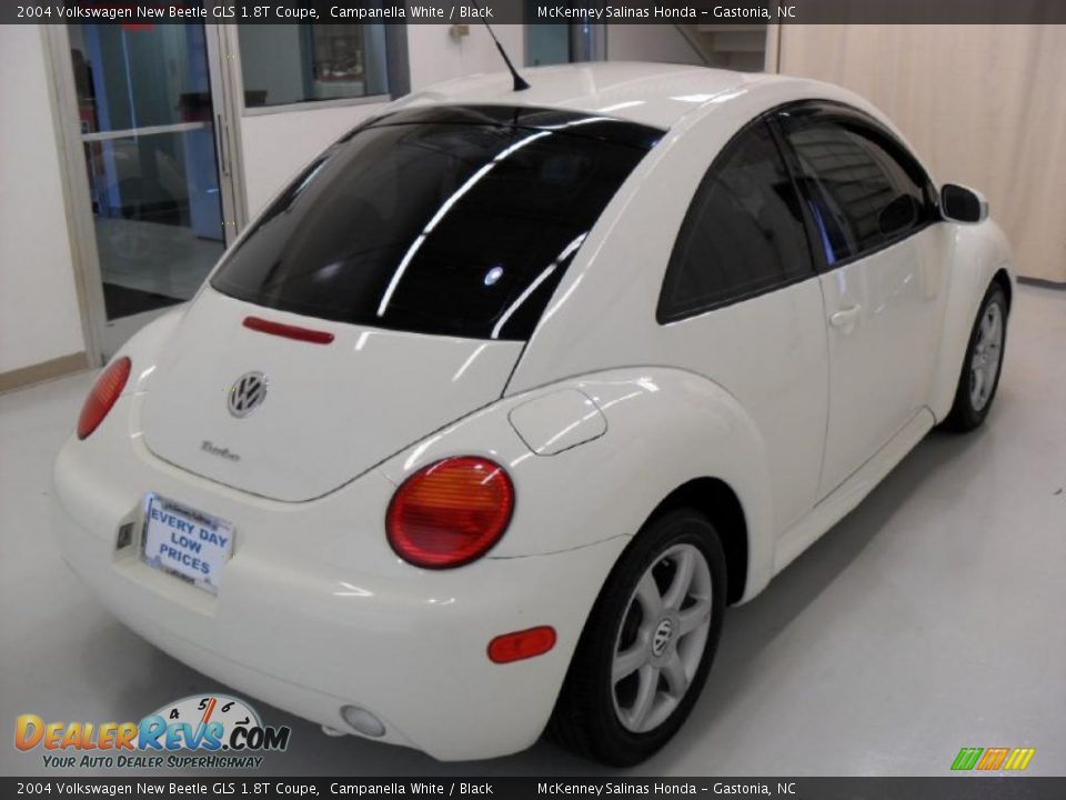 2004 Volkswagen New Beetle GLS 1.8T Coupe Campanella White / Black Photo #4