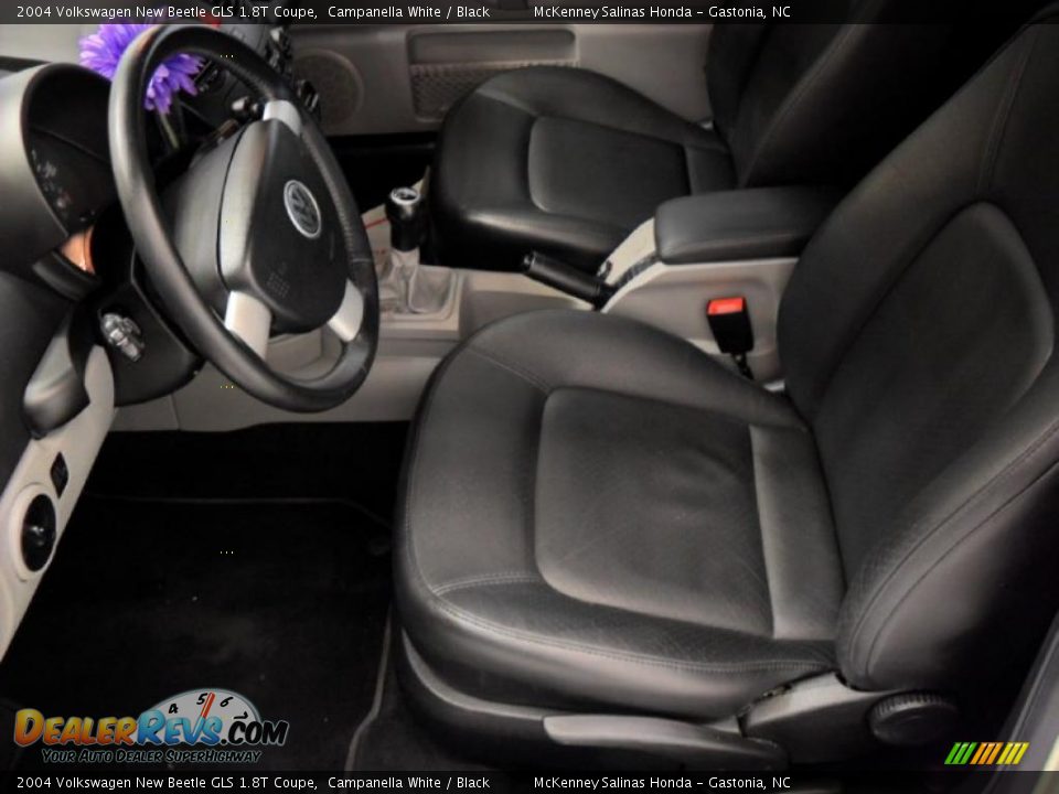 2004 Volkswagen New Beetle GLS 1.8T Coupe Campanella White / Black Photo #8