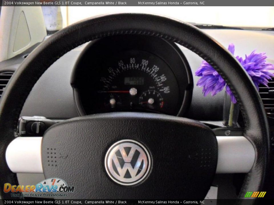 2004 Volkswagen New Beetle GLS 1.8T Coupe Campanella White / Black Photo #11