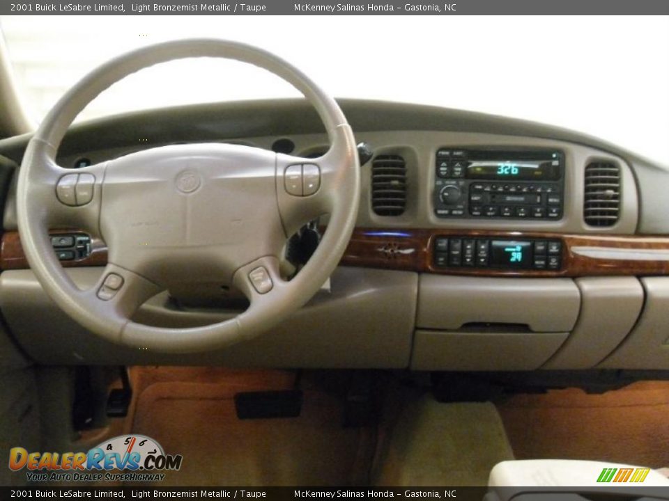 2001 Buick LeSabre Limited Light Bronzemist Metallic / Taupe Photo #15