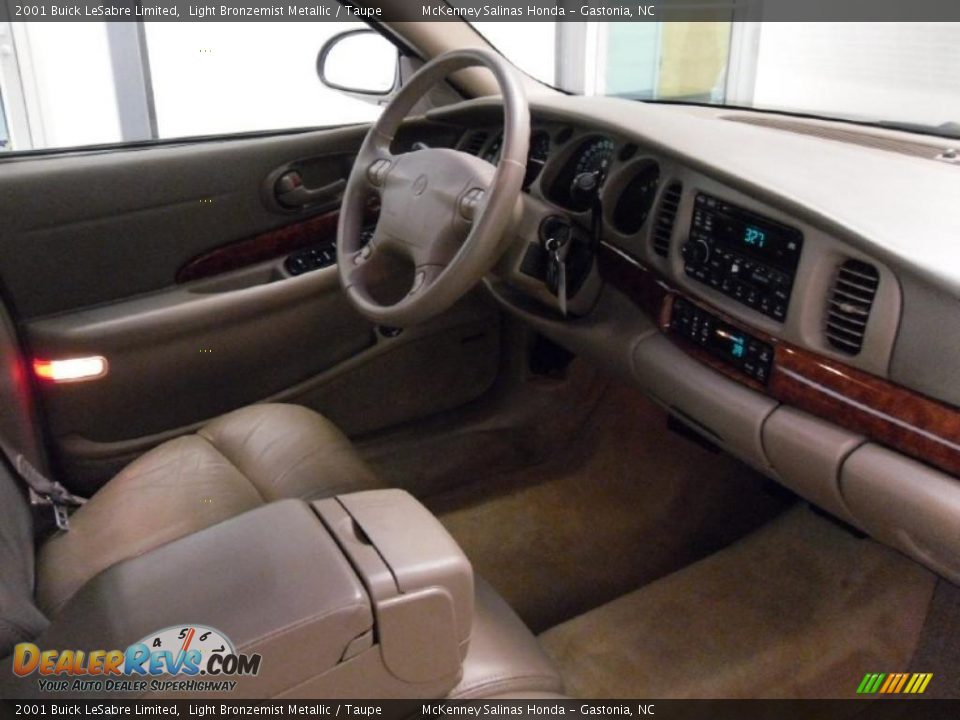 2001 Buick LeSabre Limited Light Bronzemist Metallic / Taupe Photo #21