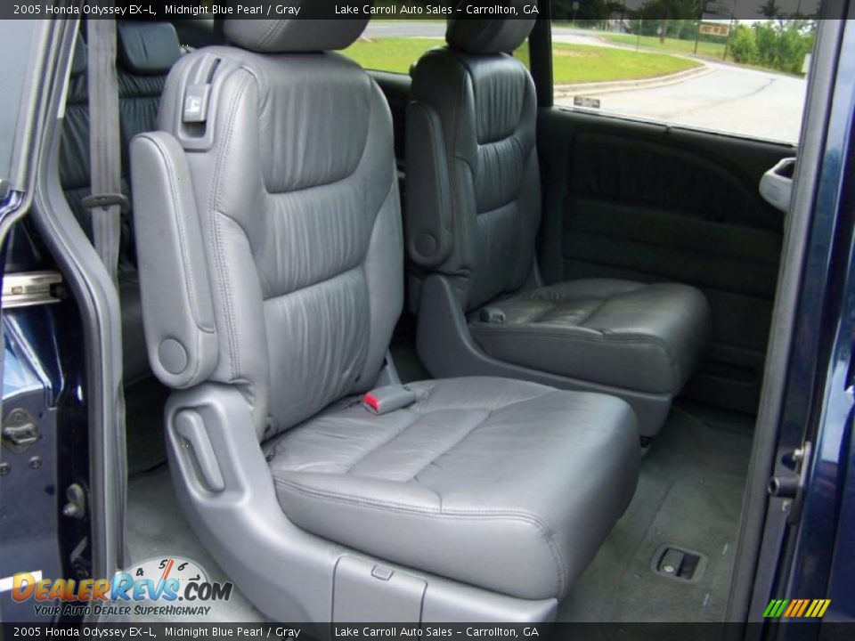 2005 Honda Odyssey EX-L Midnight Blue Pearl / Gray Photo #28