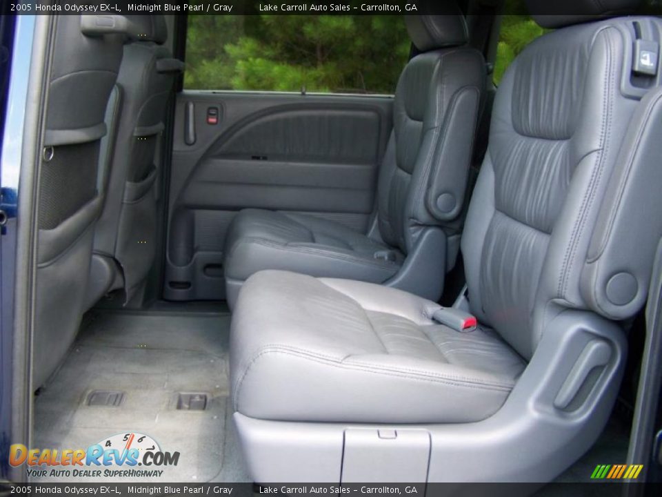 2005 Honda Odyssey EX-L Midnight Blue Pearl / Gray Photo #29