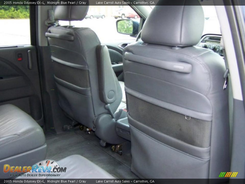 2005 Honda Odyssey EX-L Midnight Blue Pearl / Gray Photo #30