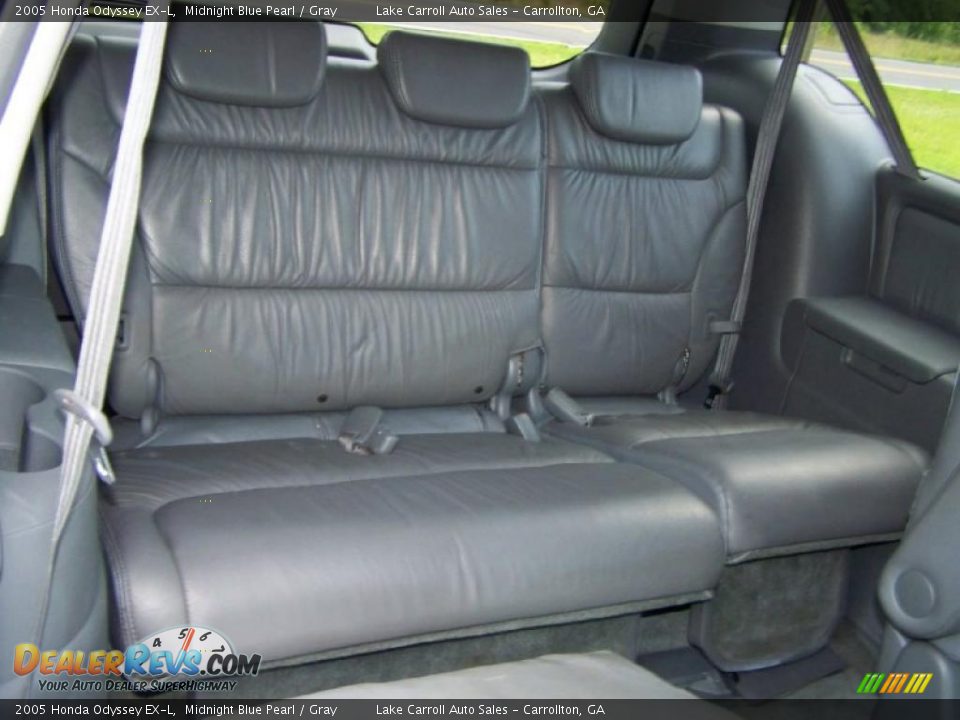 2005 Honda Odyssey EX-L Midnight Blue Pearl / Gray Photo #31