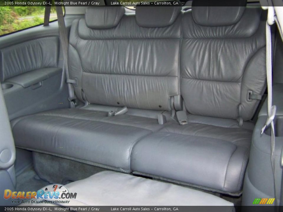 2005 Honda Odyssey EX-L Midnight Blue Pearl / Gray Photo #32