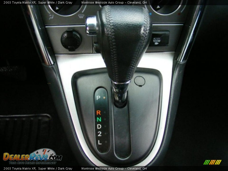 2003 Toyota Matrix XR Super White / Dark Gray Photo #22