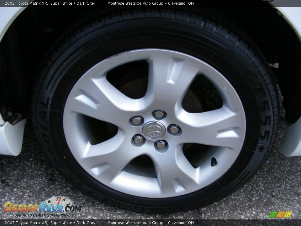 2003 Toyota Matrix XR Super White / Dark Gray Photo #28