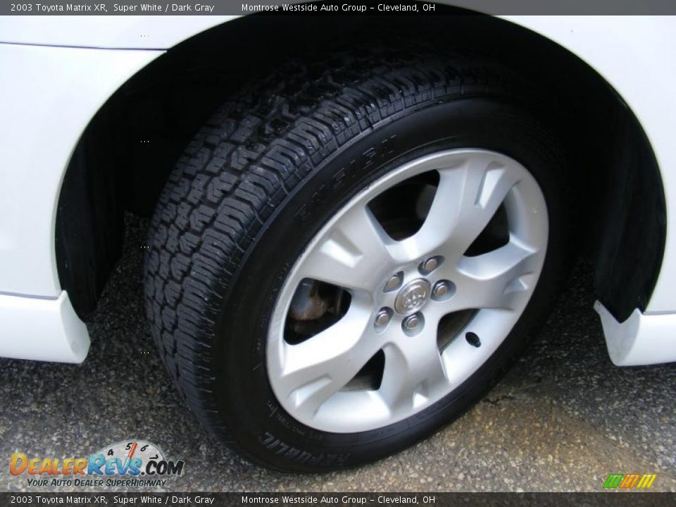 2003 Toyota Matrix XR Super White / Dark Gray Photo #29