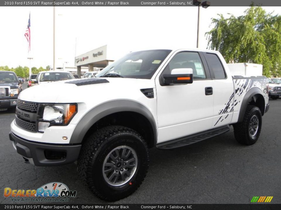 2010 Ford F150 SVT Raptor SuperCab 4x4 Oxford White / Raptor Black Photo #7
