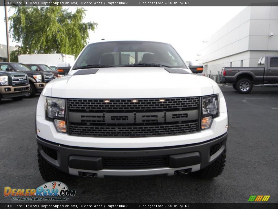 2010 Ford F150 SVT Raptor SuperCab 4x4 Oxford White / Raptor Black Photo #8