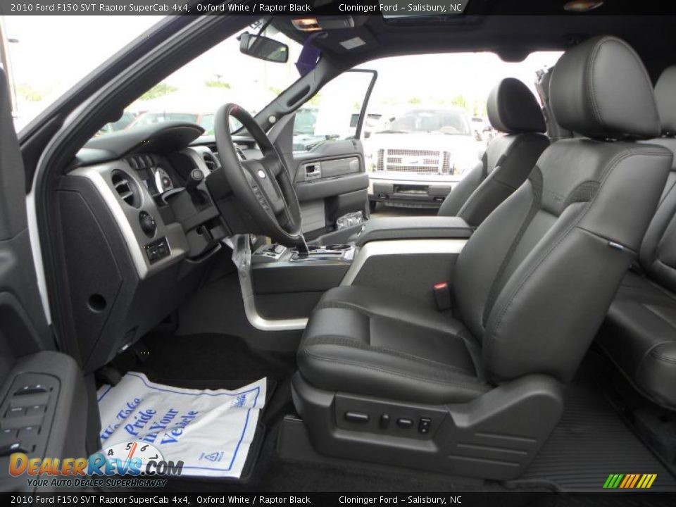 2010 Ford F150 SVT Raptor SuperCab 4x4 Oxford White / Raptor Black Photo #10