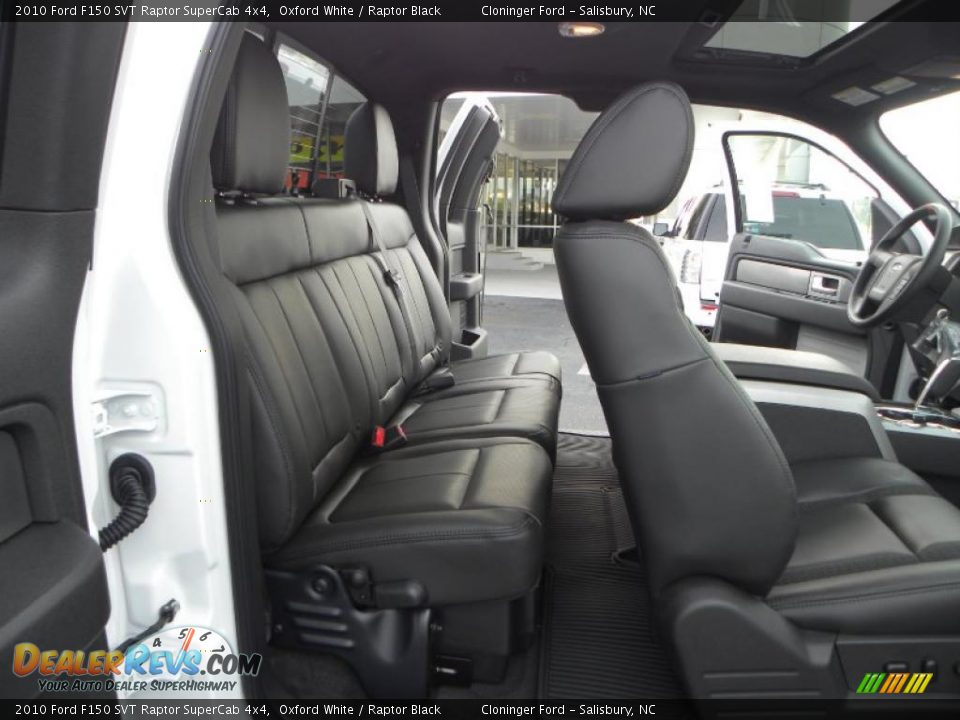 2010 Ford F150 SVT Raptor SuperCab 4x4 Oxford White / Raptor Black Photo #12