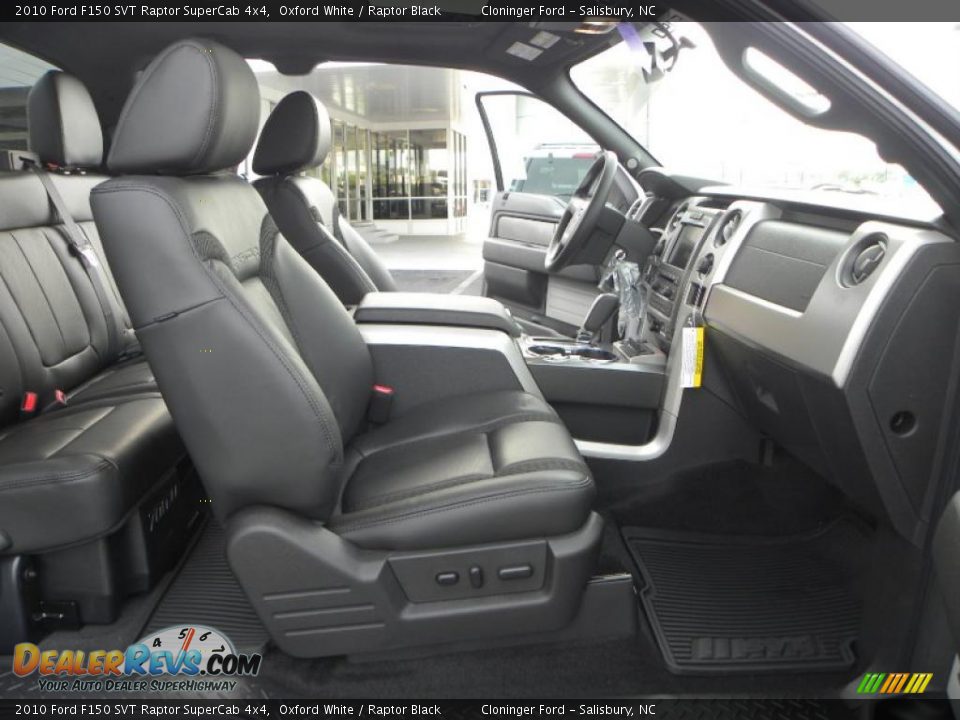 2010 Ford F150 SVT Raptor SuperCab 4x4 Oxford White / Raptor Black Photo #13