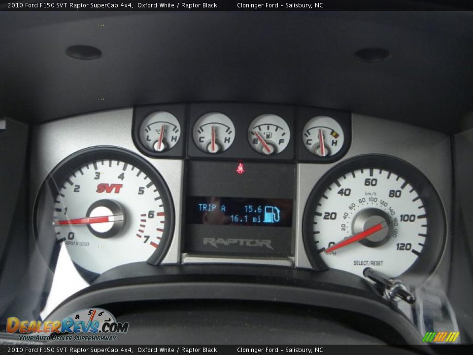 2010 Ford F150 SVT Raptor SuperCab 4x4 Oxford White / Raptor Black Photo #27
