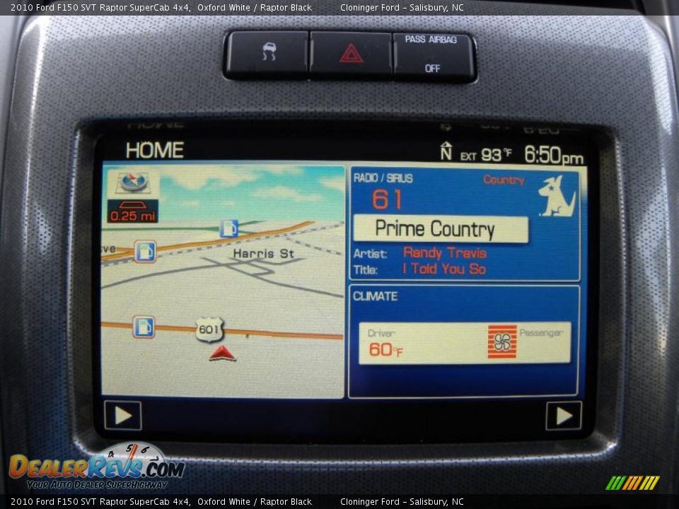 2010 Ford F150 SVT Raptor SuperCab 4x4 Oxford White / Raptor Black Photo #28