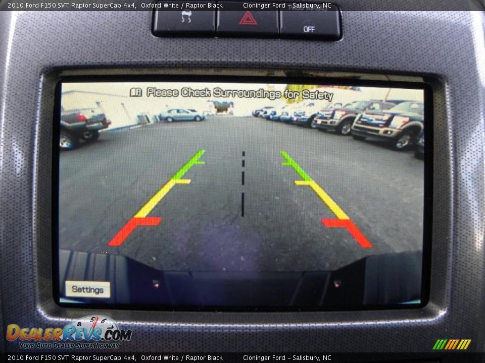 2010 Ford F150 SVT Raptor SuperCab 4x4 Oxford White / Raptor Black Photo #31