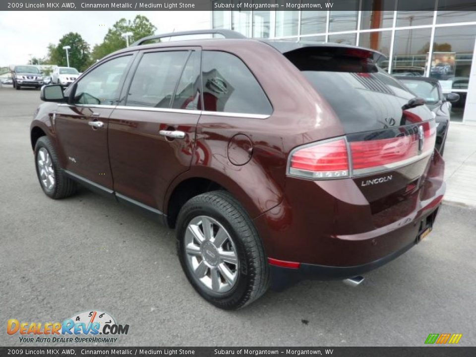2009 Lincoln MKX AWD Cinnamon Metallic / Medium Light Stone Photo #3