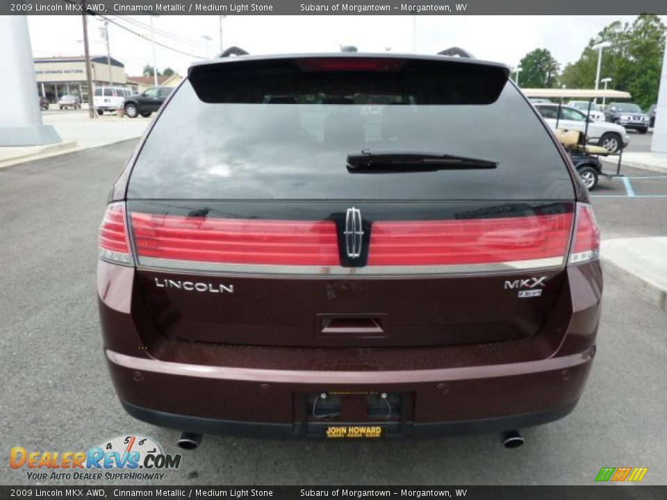 2009 Lincoln MKX AWD Cinnamon Metallic / Medium Light Stone Photo #4