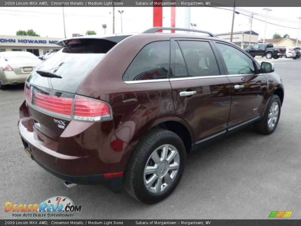 2009 Lincoln MKX AWD Cinnamon Metallic / Medium Light Stone Photo #5