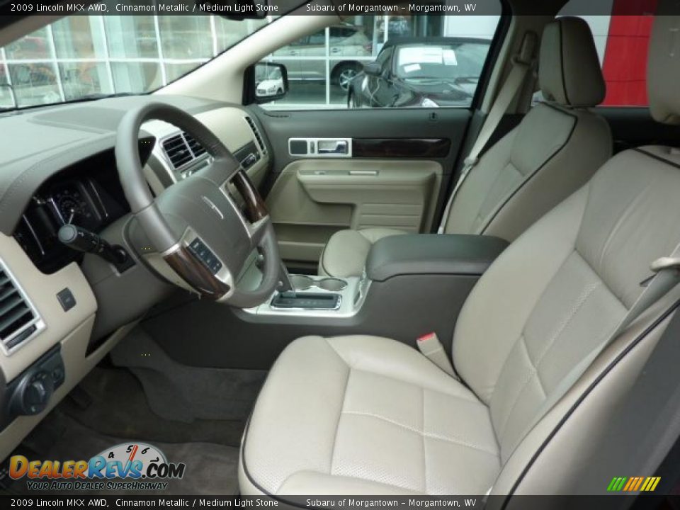 2009 Lincoln MKX AWD Cinnamon Metallic / Medium Light Stone Photo #6