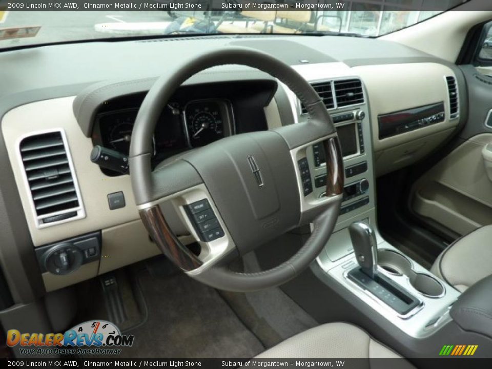 2009 Lincoln MKX AWD Cinnamon Metallic / Medium Light Stone Photo #7
