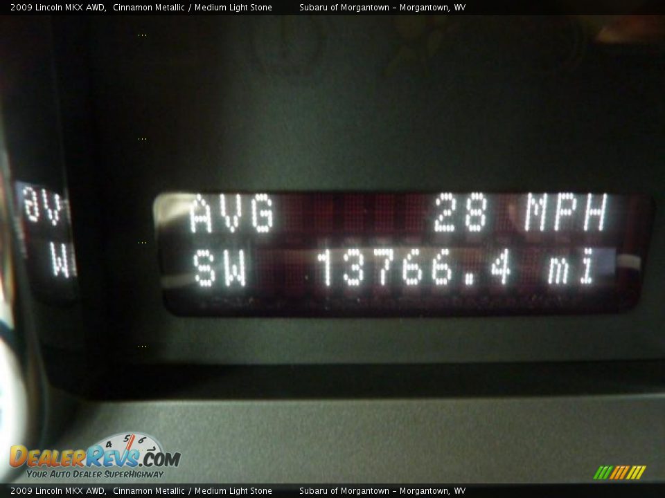2009 Lincoln MKX AWD Cinnamon Metallic / Medium Light Stone Photo #9