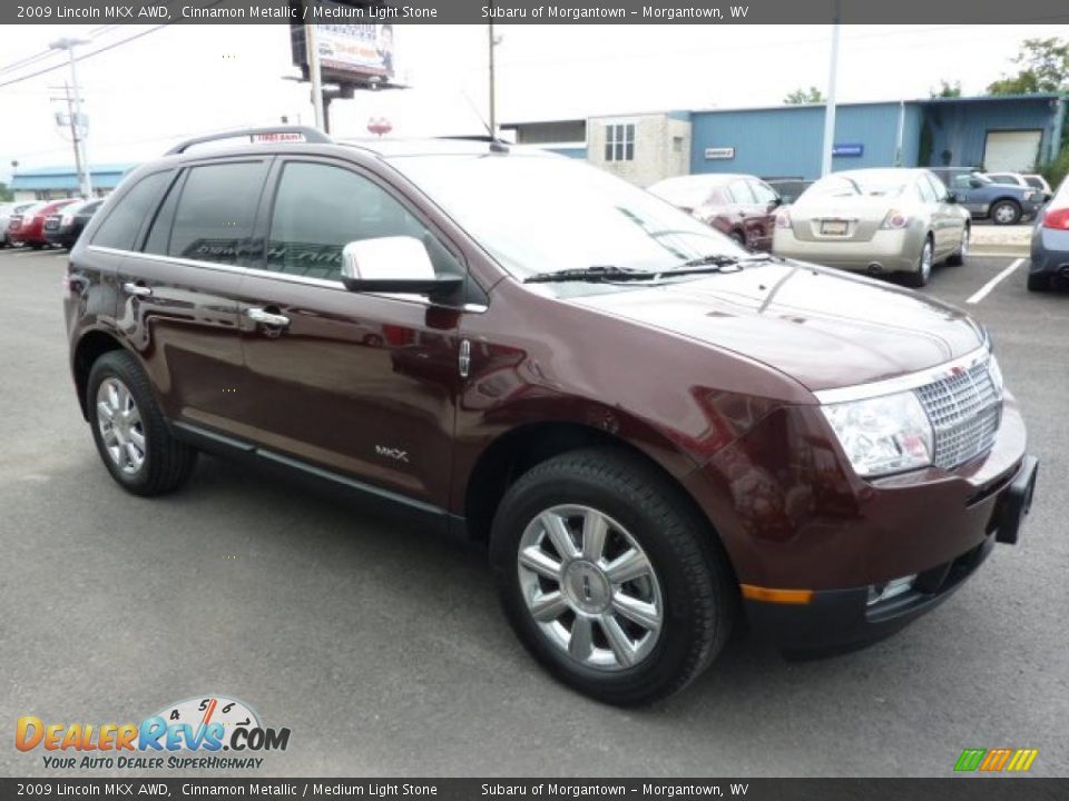 2009 Lincoln MKX AWD Cinnamon Metallic / Medium Light Stone Photo #10