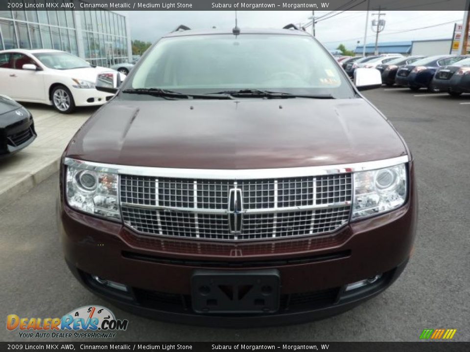 2009 Lincoln MKX AWD Cinnamon Metallic / Medium Light Stone Photo #11