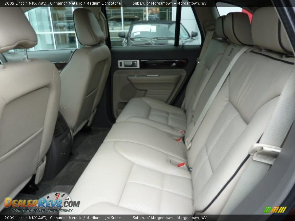 2009 Lincoln MKX AWD Cinnamon Metallic / Medium Light Stone Photo #14