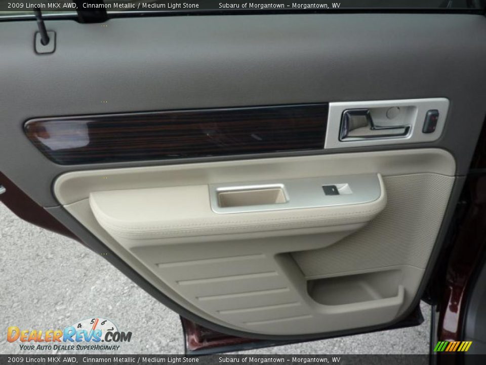 2009 Lincoln MKX AWD Cinnamon Metallic / Medium Light Stone Photo #15