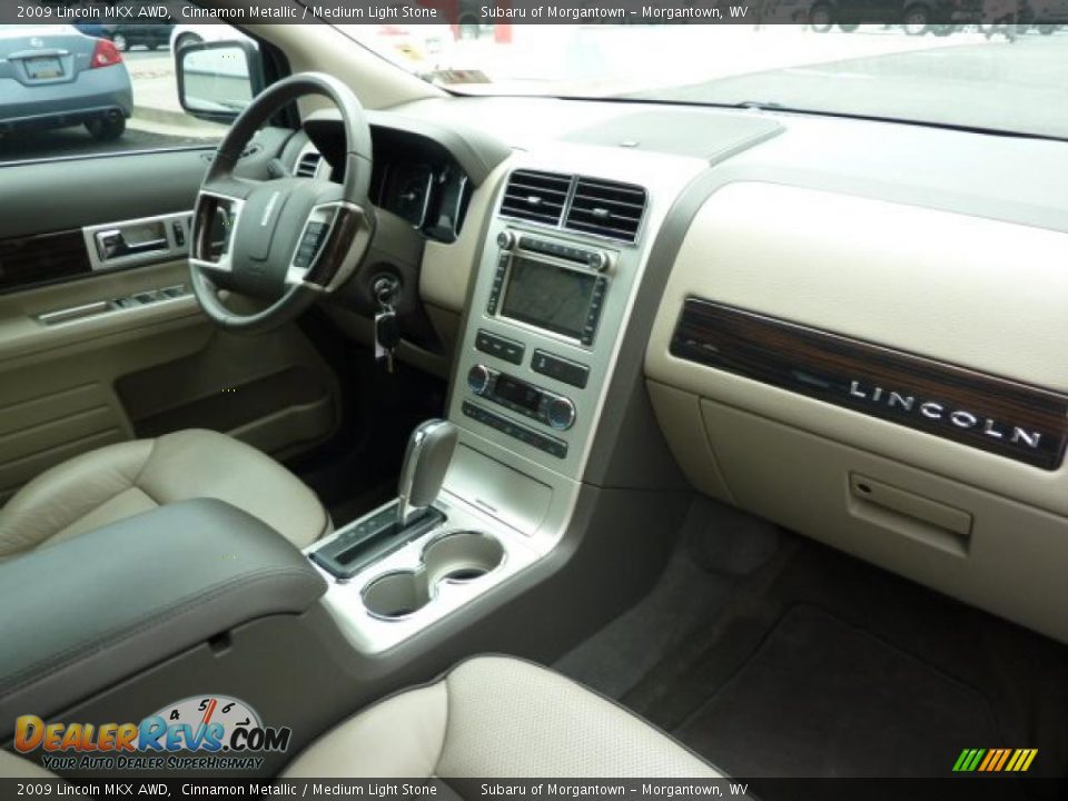 2009 Lincoln MKX AWD Cinnamon Metallic / Medium Light Stone Photo #17