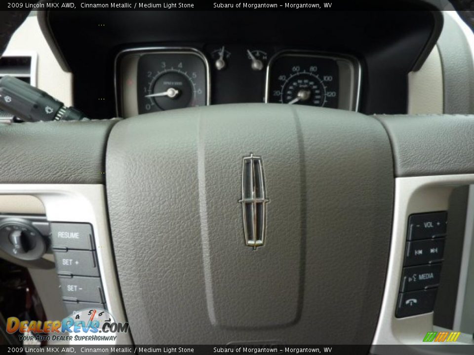 2009 Lincoln MKX AWD Cinnamon Metallic / Medium Light Stone Photo #20