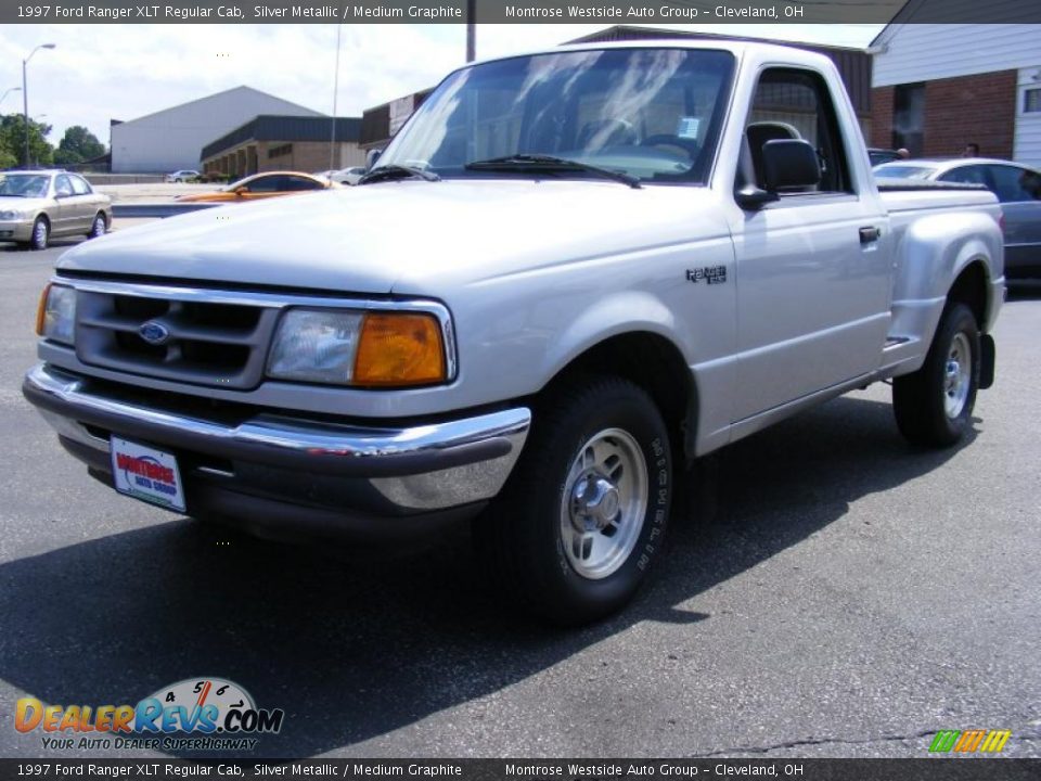 1997 Ford Ranger XLT Regular Cab Silver Metallic / Medium Graphite Photo #1