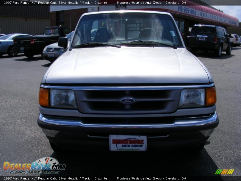1997 Ford Ranger XLT Regular Cab Silver Metallic / Medium Graphite Photo #8