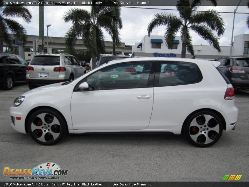 2010 Volkswagen GTI 2 Door Candy White / Titan Black Leather Photo #2