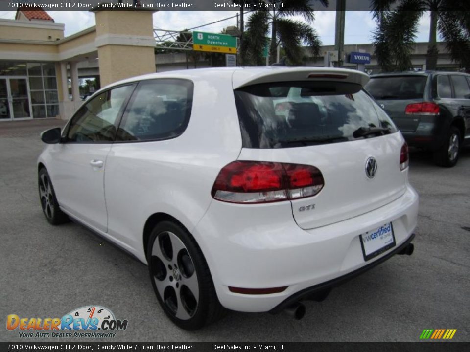 2010 Volkswagen GTI 2 Door Candy White / Titan Black Leather Photo #3