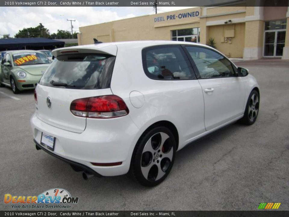2010 Volkswagen GTI 2 Door Candy White / Titan Black Leather Photo #5