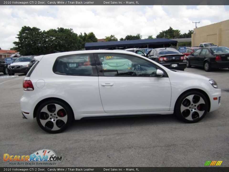 2010 Volkswagen GTI 2 Door Candy White / Titan Black Leather Photo #6