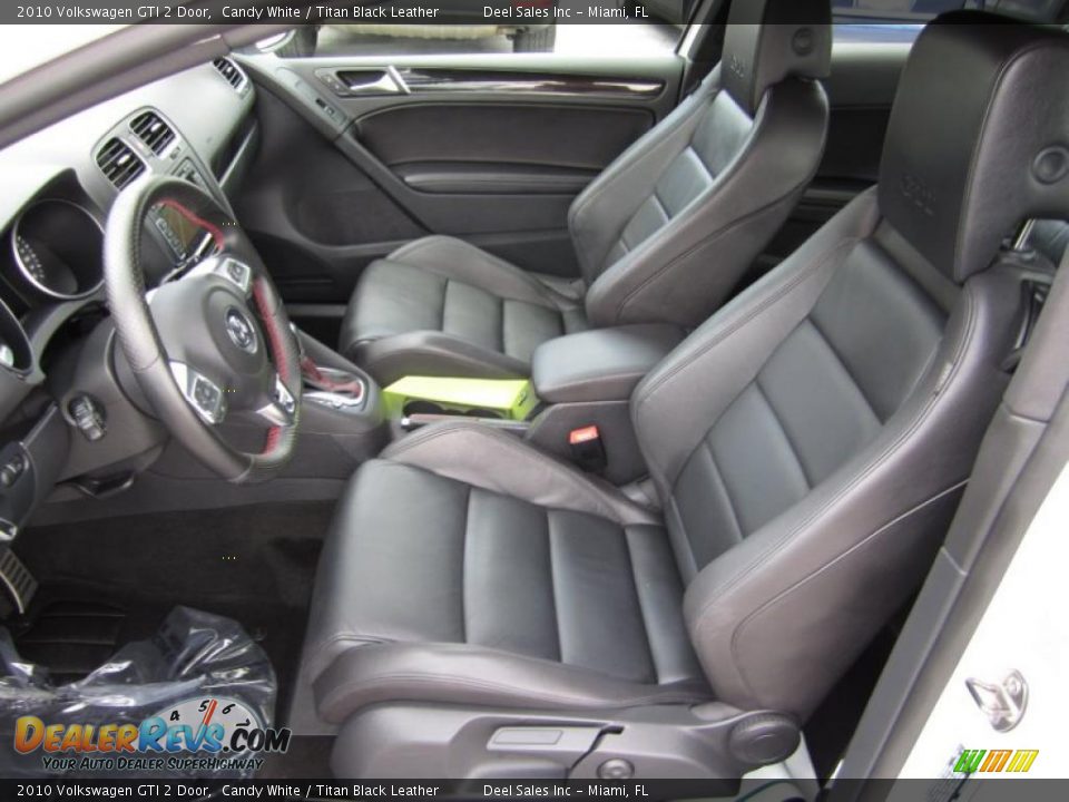 2010 Volkswagen GTI 2 Door Candy White / Titan Black Leather Photo #9
