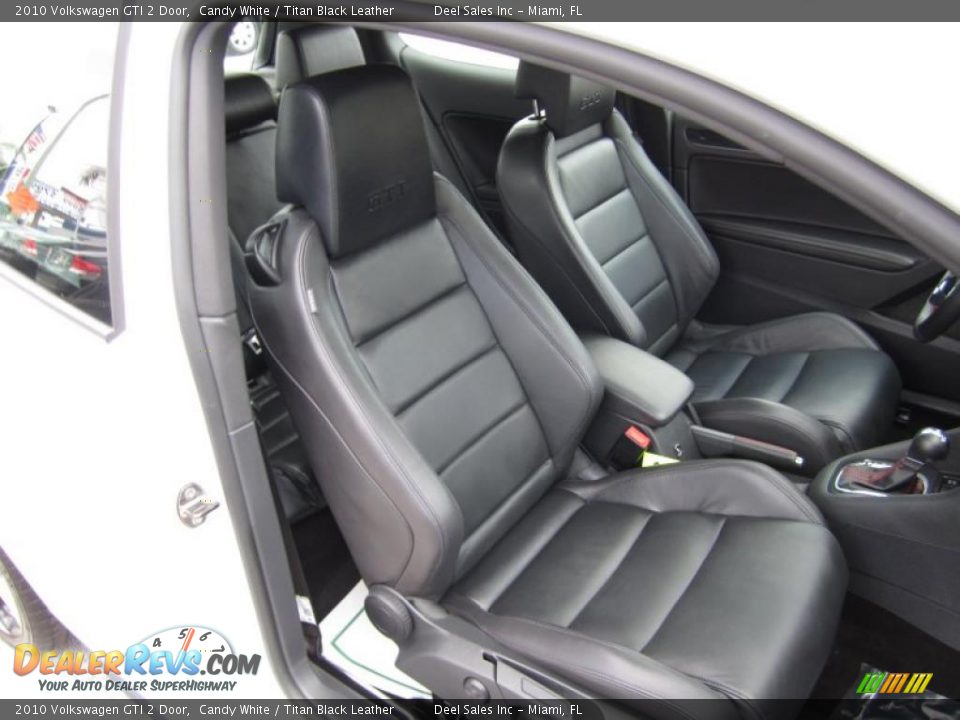 2010 Volkswagen GTI 2 Door Candy White / Titan Black Leather Photo #10