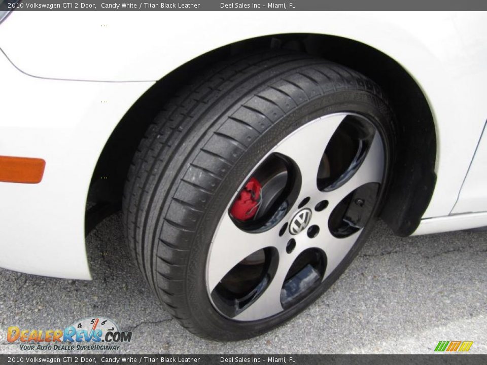 2010 Volkswagen GTI 2 Door Candy White / Titan Black Leather Photo #13