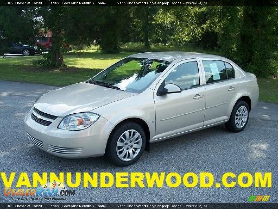 2009 Chevrolet Cobalt LT Sedan Gold Mist Metallic / Ebony Photo #1